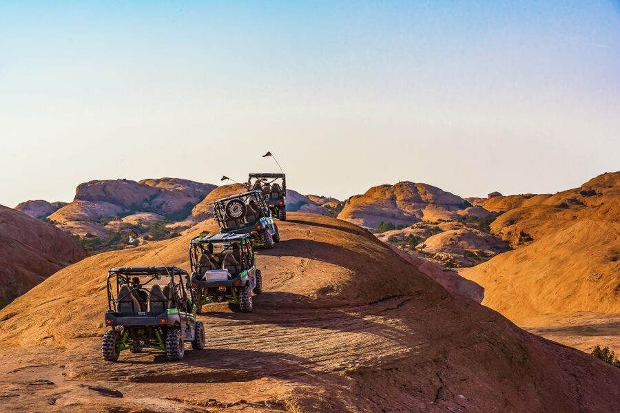 Moab: Hell's Revenge UTV 4x4 Guided Adventure - Lake Michigan, a desert water stop