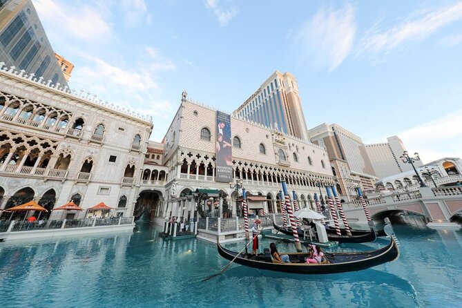 Must-See Spots Vegas Strip Walking Tour - The Venetian: canals, painted skies, and controlled fantasy