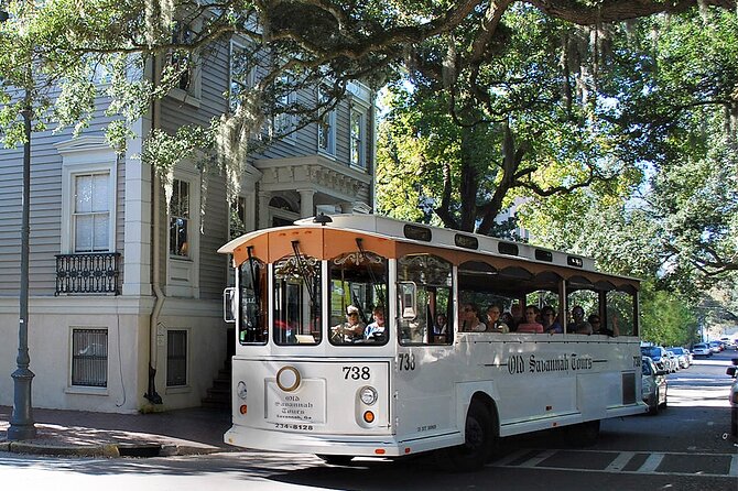 Narrated Historic Savannah Sightseeing Trolley Tour - Museums, Reynolds Square, and good places to continue
