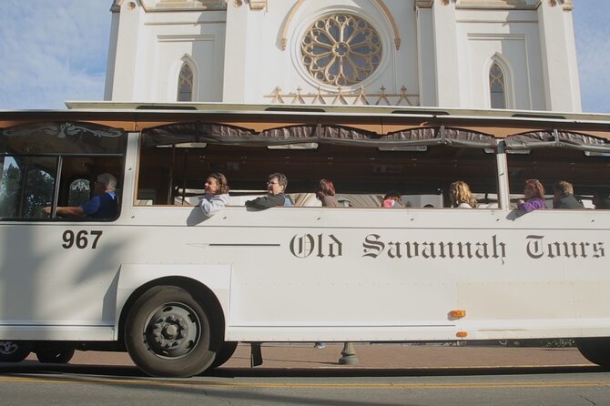 Narrated Historic Savannah Sightseeing Trolley Tour - Pirates, bells, markets, and the riverfront