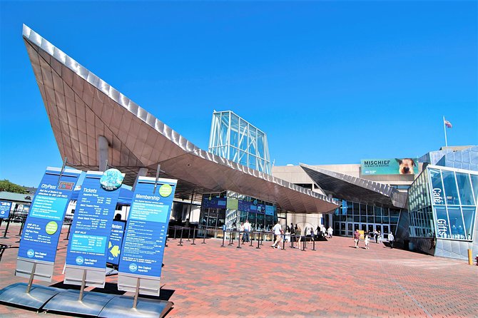New England Aquarium Admission Ticket in Boston - Start outside with harbor seals and Boston Harbor views