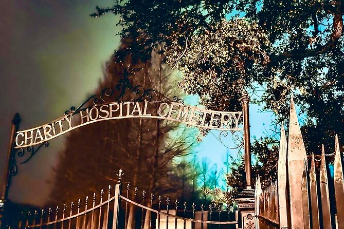 New Orleans Dead of Night Ghosts and Cemetery Bus Tour - Charity Hospital Cemetery and the city’s memorials