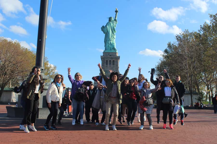 New York City: Statue of Liberty & Ellis Island Guided Tour - Starting at Battery Park and boarding the ferry