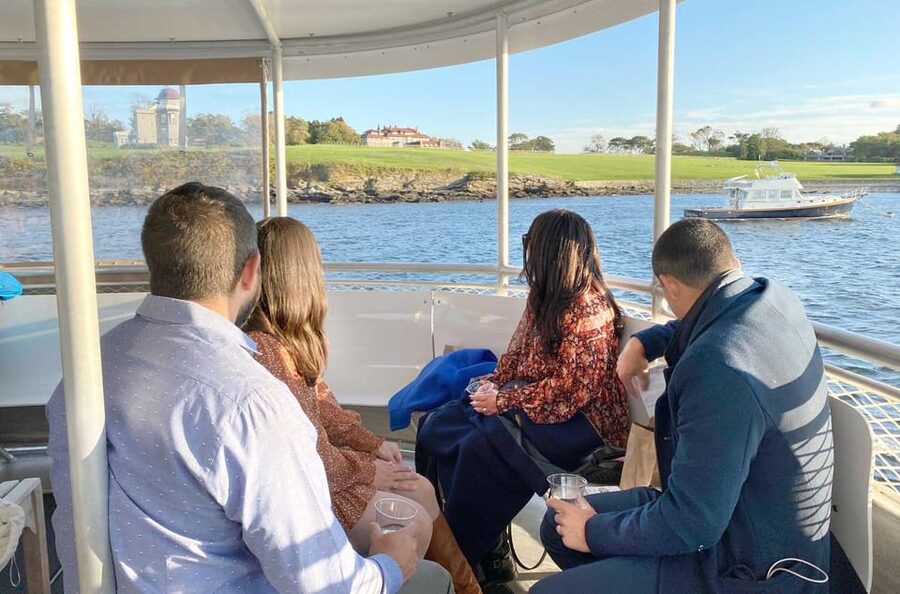 Newport, Rhode Island: Scenic Narragansett Bay Cruise - Mansions and yachts from the bay
