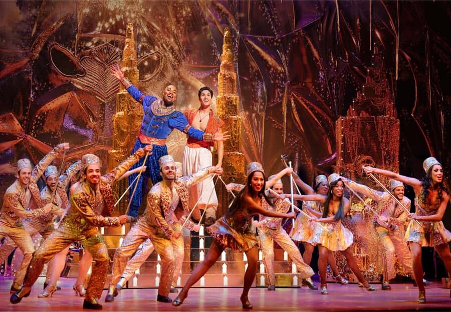 NYC: Aladdin the Musical on Broadway - The New Amsterdam Theatre is part of the evening