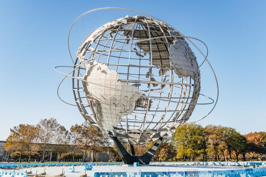 NYC: Brooklyn, Bronx, Queens Sightseeing Bus Tour - Queens and the Unisphere at Flushing Meadows