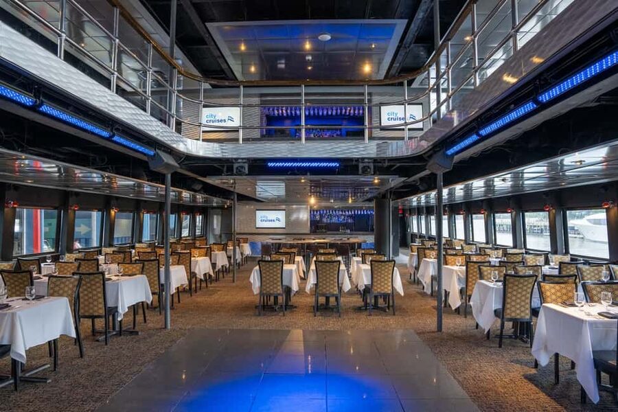 NYC: City Cruises Brunch, Lunch, or Dinner Buffet Cruise - The Statue of Liberty and Ellis Island highlight