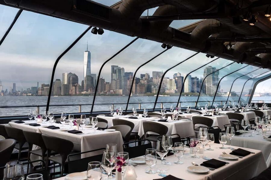 NYC: City Cruises Luxury Brunch, Lunch or Dinner Cruise - From Chelsea Piers to the Empire State Building