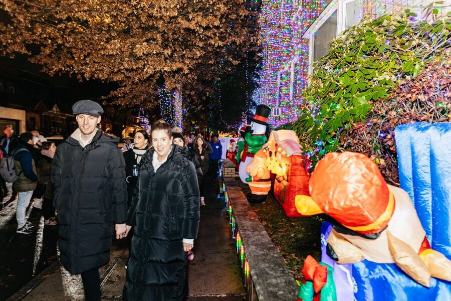 NYC: Dyker Heights Christmas Lights & Skyline View Bus Tour - The bus ride to Dyker Heights