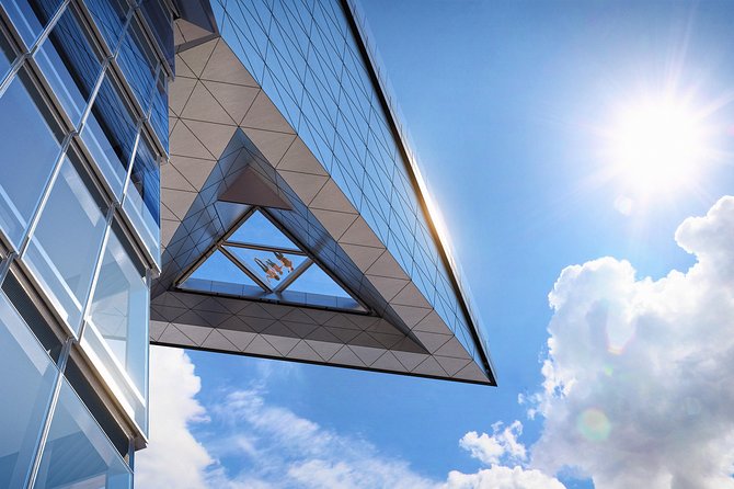 NYC Edge Observation Deck at Hudson Yards Admission Ticket - The Outdoor Sky Deck and 80-foot projection