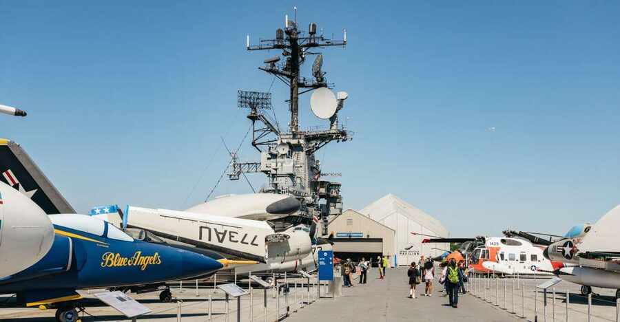 NYC: Intrepid Museum Entry Ticket - Climb toward the island and bridge areas