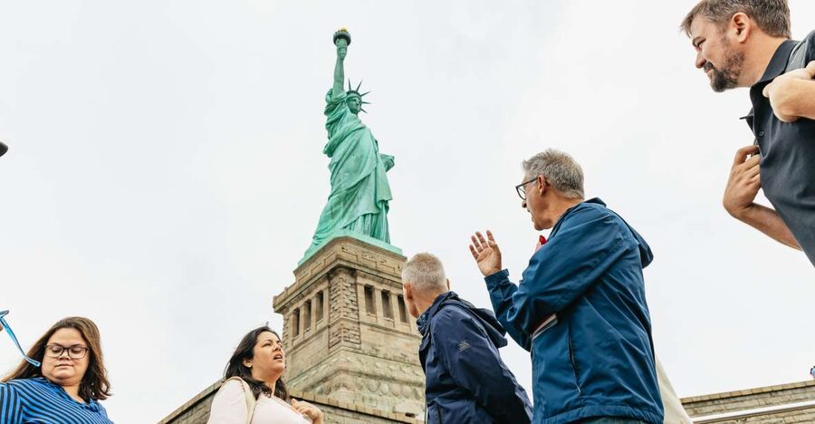 NYC: Statue of Liberty and Ellis Island Guided Tour - Liberty Island and Lady Liberty