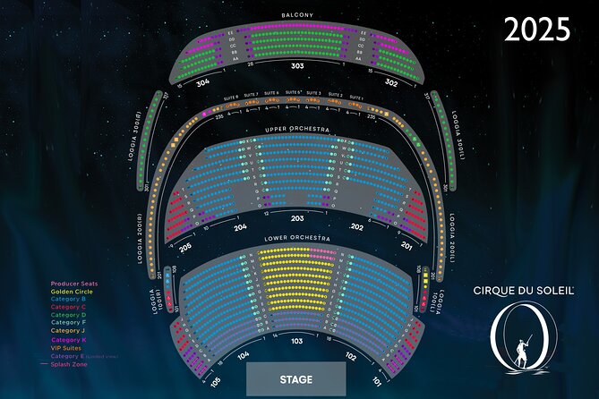 O™ by Cirque du Soleil® at the Bellagio Hotel and Casino - Inside the O Theatre at Bellagio