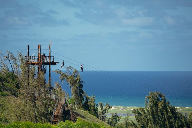 Oahu's North Shore: 8-Line Zipline Adventure - Views toward the ocean and mountains