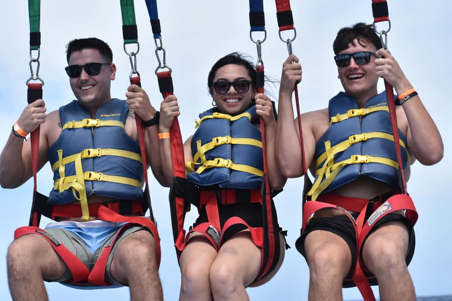 Oahu: Waikiki Parasailing - What you can see from the air