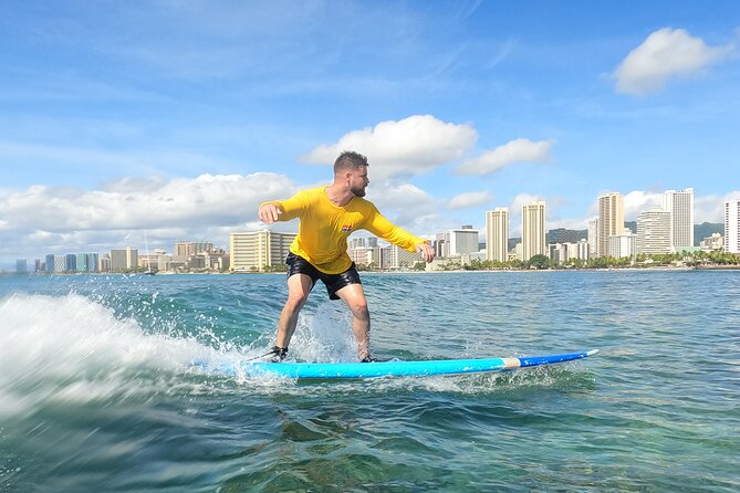Open Group Surfing Lesson in Waikiki, Hawaii - Why Waikiki is a smart place for your first lesson
