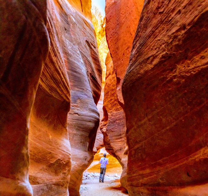 Orderville: East Zion Park White Mountain Horseback Tour - The short walk into the slot canyon