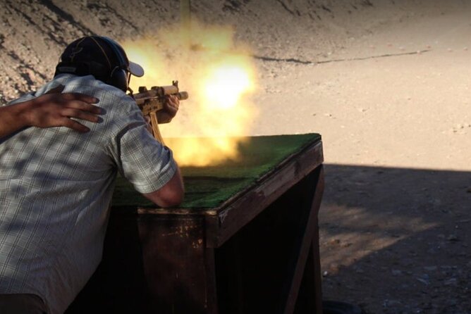 Outdoor Shooting Experience with Transfer and Lunch in Las Vegas - Bunkers, exploding targets, and outdoor atmosphere