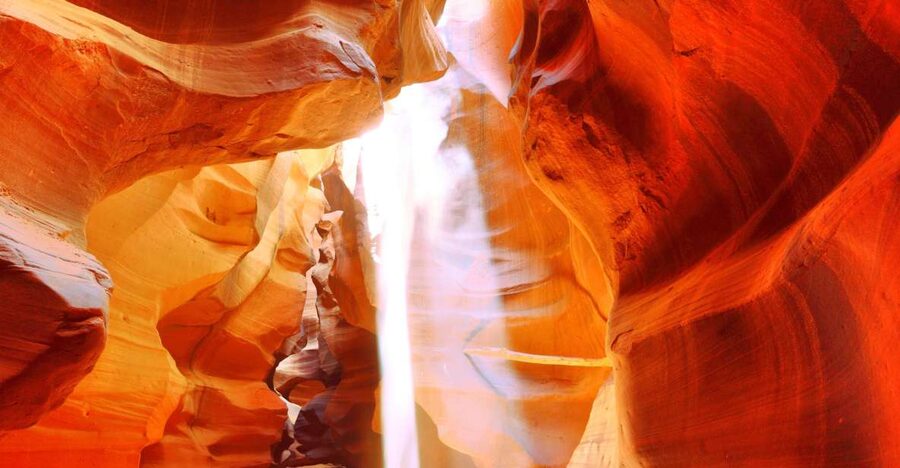 Page: Upper Antelope Canyon Prime Time Entry & Navajo Guide. - Walking Upper Antelope Canyon with a Navajo guide