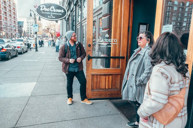 Phantoms of Prohibition: Ghosts Cocktails & Bites Walking Tour - The Galt House view and final dessert