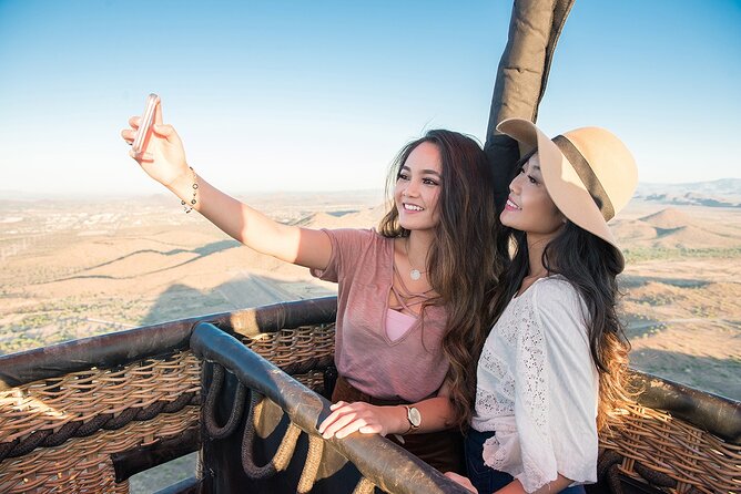 Phoenix Morning Hot Air Balloon Ride with Bubbly + Breakfast - Hotel transfer or meeting at the airport