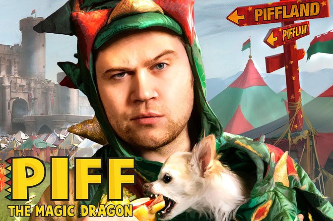 Piff the Magic Dragon at the Flamingo Las Vegas - Piff, Jade Simone, and Mr. Piffles