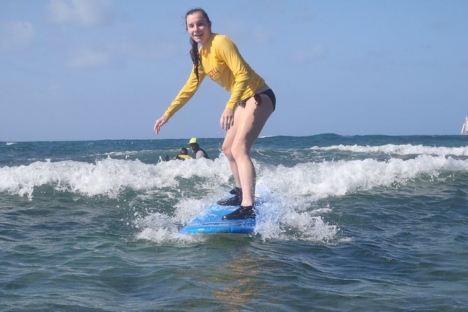 Po'ipu Surf Lesson - Moving into Poipu’s water