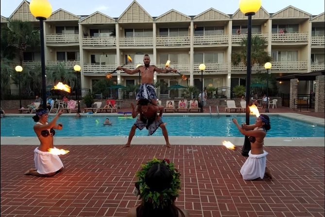 Polynesian Fire and Dinner Show Ticket in Daytona Beach - The fire and knife finale is the reason to go