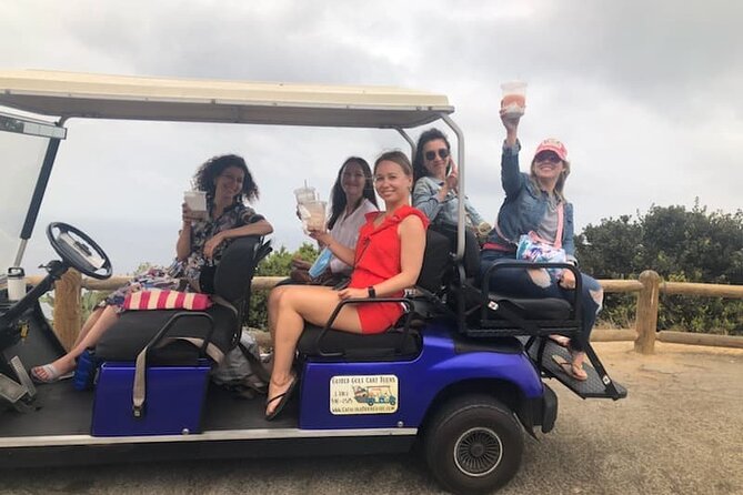 Private Guided Golf Cart Tour of Avalon - Starting with Avalon’s waterfront and Pebbly Beach