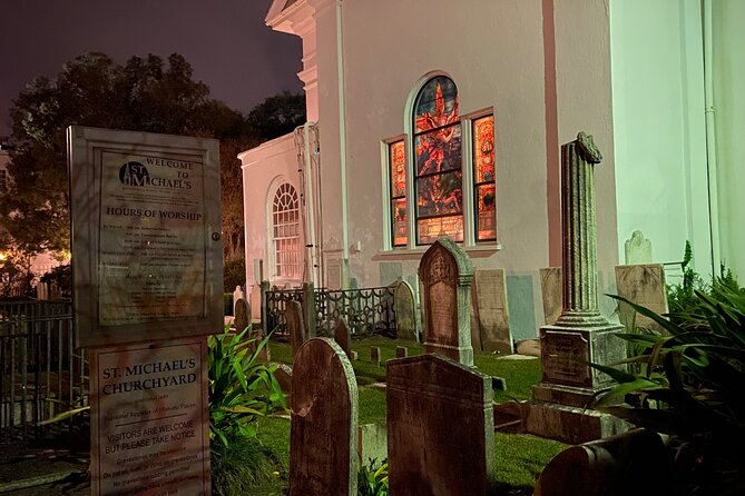 Real Hauntings of Charleston! (Small Group Ghost Tour) - Churchyards add quiet, eerie pauses