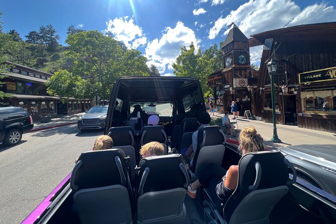 Retractable Glass Top Tour in Rocky Mountain National Park - A small van built for big mountain views