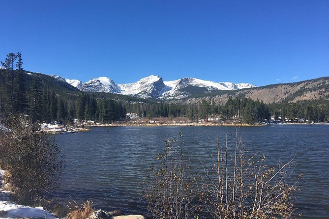 Rocky Mountain National Park and Estes Park Tour from Denver Winter and Spring - Bear Lake or Sprague Lake in snow