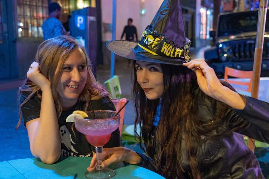 Salem: Boos and Brews Haunted Pub Crawl - Salem after dark, with a drink waiting