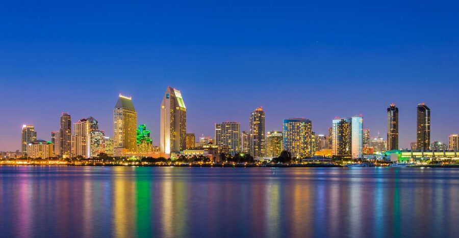 San Diego: City Lights Night Trolley Tour - Starting at Seaport Village after dark