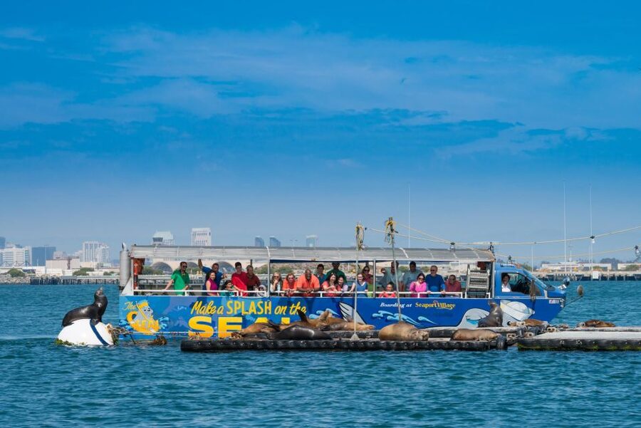 San Diego: SEAL City Tour by Amphibious Bus - The splash into the bay