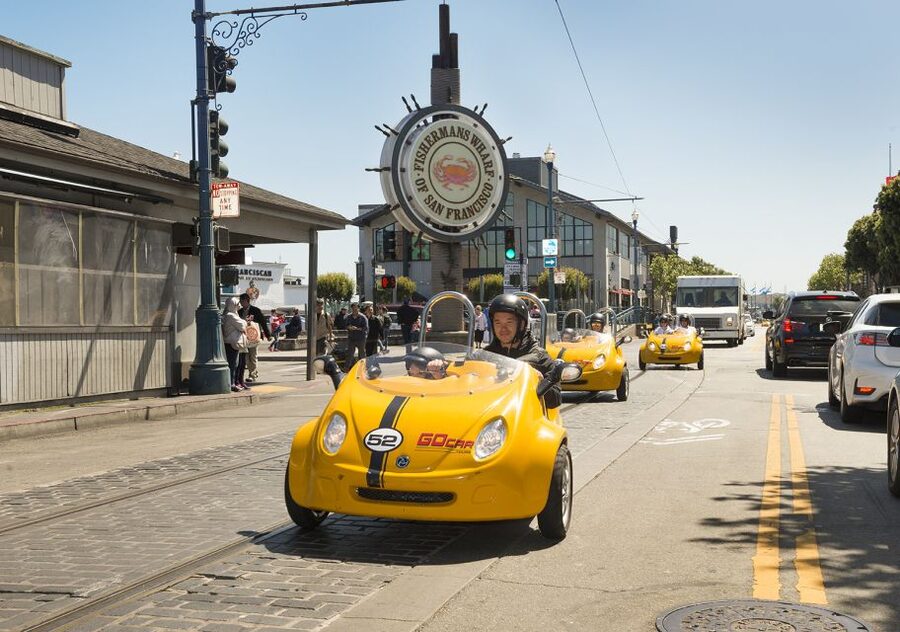 San Francisco: 3-Hour Early Bird GoCar Tour - How the GPS narration helps
