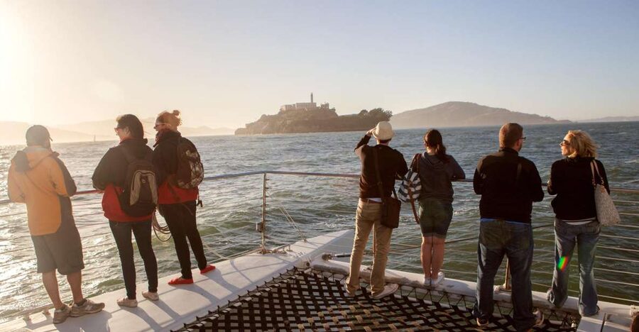 San Francisco Bay Sunset Cruise by Luxury Catamaran - Alcatraz and the Pier 39 sea lions