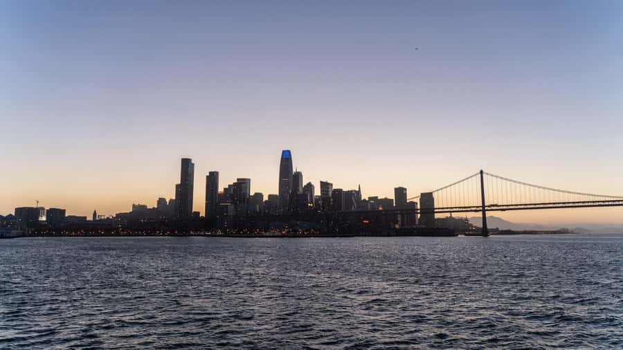 San Francisco: California Sunset Cruise (2-hours) - The Golden Gate Bridge at sunset
