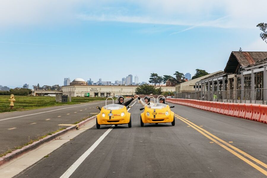 San Francisco: Golden Gate Bridge and Lombard GoCar Tour - Fisherman’s Wharf sets the tone