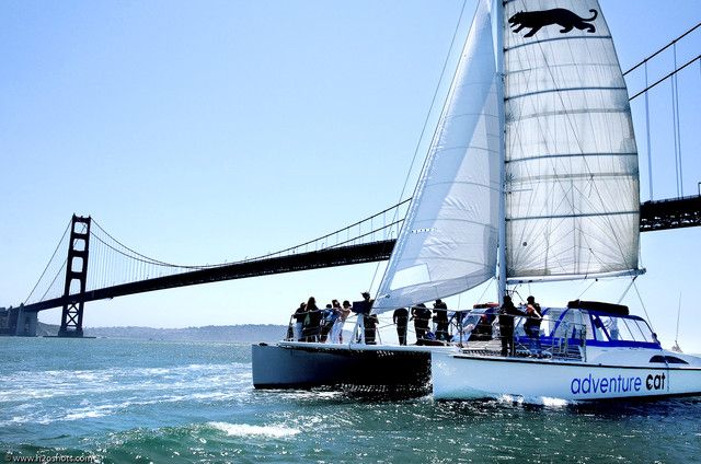 San Francisco: Golden Gate Bridge Catamaran Cruise - From Pier 39 to the open bay