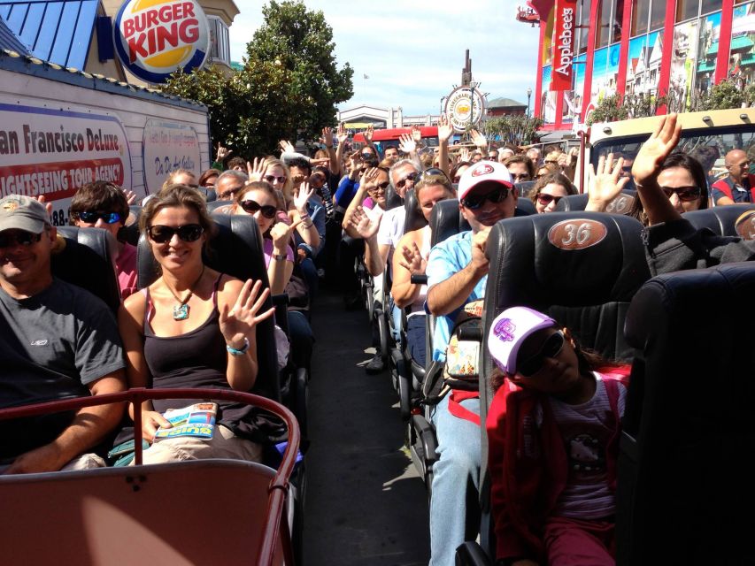 San Francisco: Hop-On Hop-Off Deluxe Bus Tour with 20 Stops - Key things to know before you board