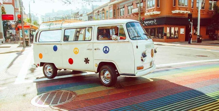 San Francisco: Small-Group City Tour by Vintage VW Bus - Lombard Street, where the old bus earns its keep