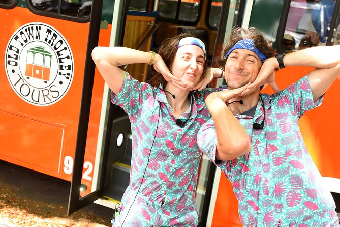 "Savannah for Morons" Comedy Trolley Tour - Starting along Savannah’s historic downtown streets