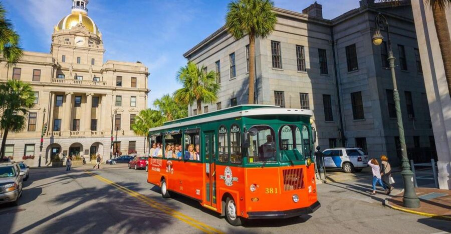 Savannah: Old Town Hop-On Hop-Off Trolley Tour - What you see on the 15-stop route