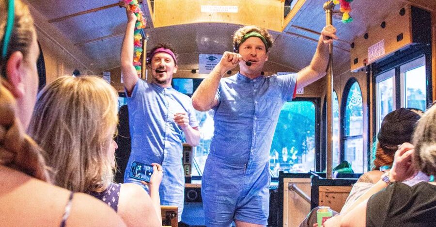 Savannah: "Savannah for Morons" Comedy Trolley Tour - The McDonough’s stop gives the ride a needed pause
