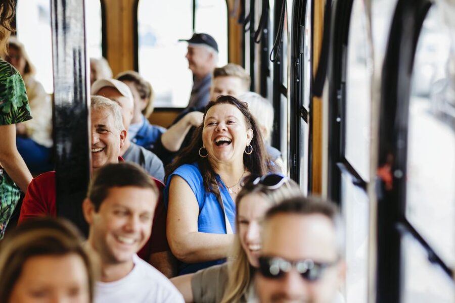 Savannah: "Savannah for Morons" Comedy Trolley Tour - Who will enjoy the Moron Twins most?