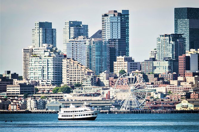 Seattle's Original Guided Harbor Cruise - Myrtle Edwards Park and the northward view