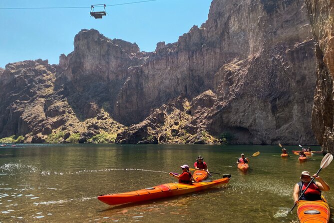Self‑Drive Emerald Cave Kayak Tour in Black Canyon - The lookout and historic gauging station