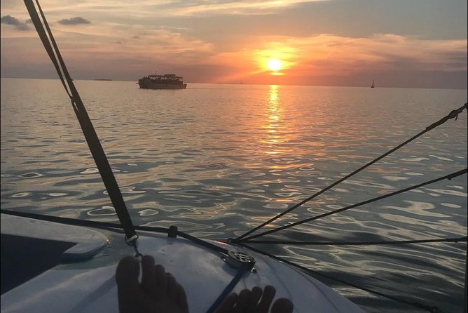 Small Group Key West Adult Sunset & Moët Sail & Amazing Cheeses - Boarding Catamaran Echo at Key West Bight Marina