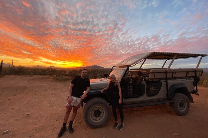 Sonoran Desert Jeep Tour at Sunset - The final overlook and the sunset payoff